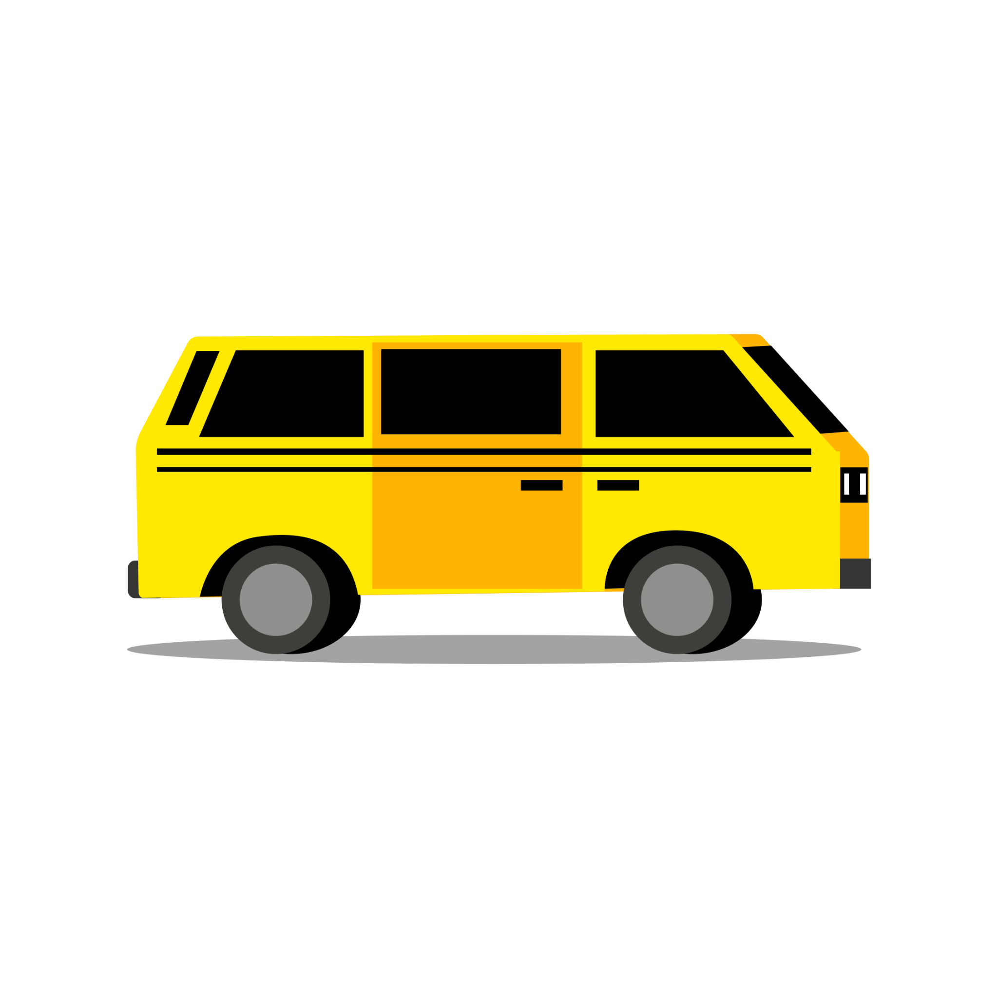 A Lagos danfo bus travelling its route