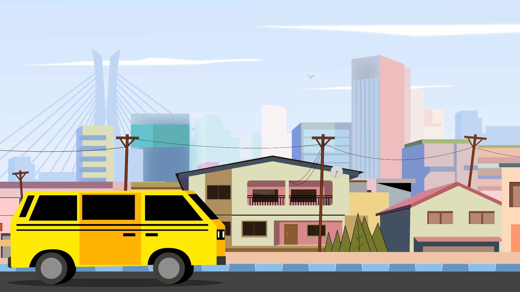 Lagos corridors across the city